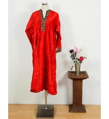 antik Nomaden uzbek Tracht  rot 18/8