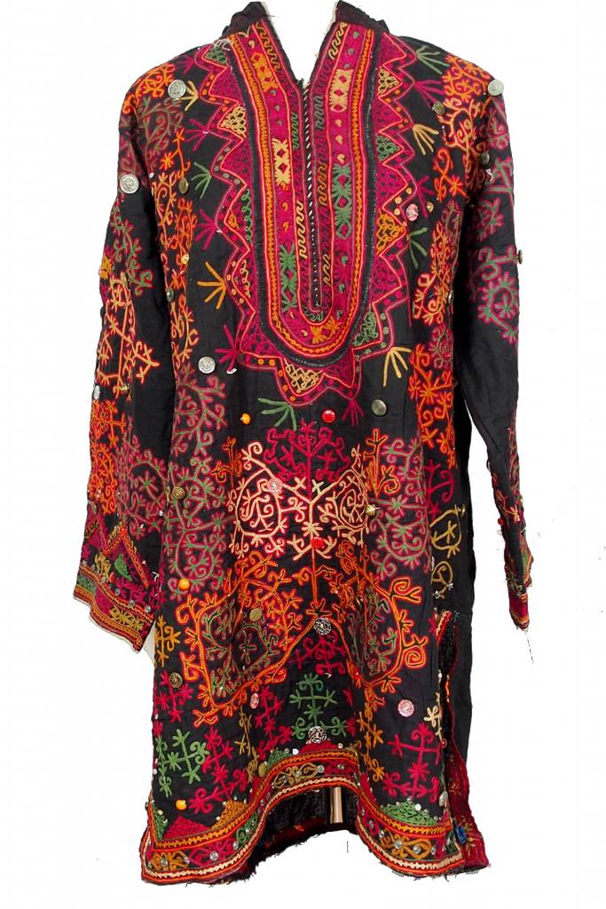 antique Woman’s girl embroidered Dress from swat valley pakistan No:38