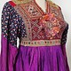 antique orient  nomadic Silk Embroidered Wedding Dress from Afghanistan. 18/11