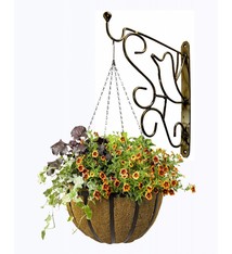 Haken Wandhalterung Blumenampel Wandhaken für Hanging Baskets Laterne Messing