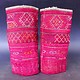 a pair of antique Woman’s Silk embroidered Cuffs Eastern Afghanistan Paktya Mangal  late 19th century  No:18/J