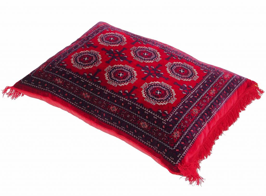 80x58 cm orient Afghan nomad rug seat cushions floor cushion pillow Turkmen 1001 night unit price (Sarouk)