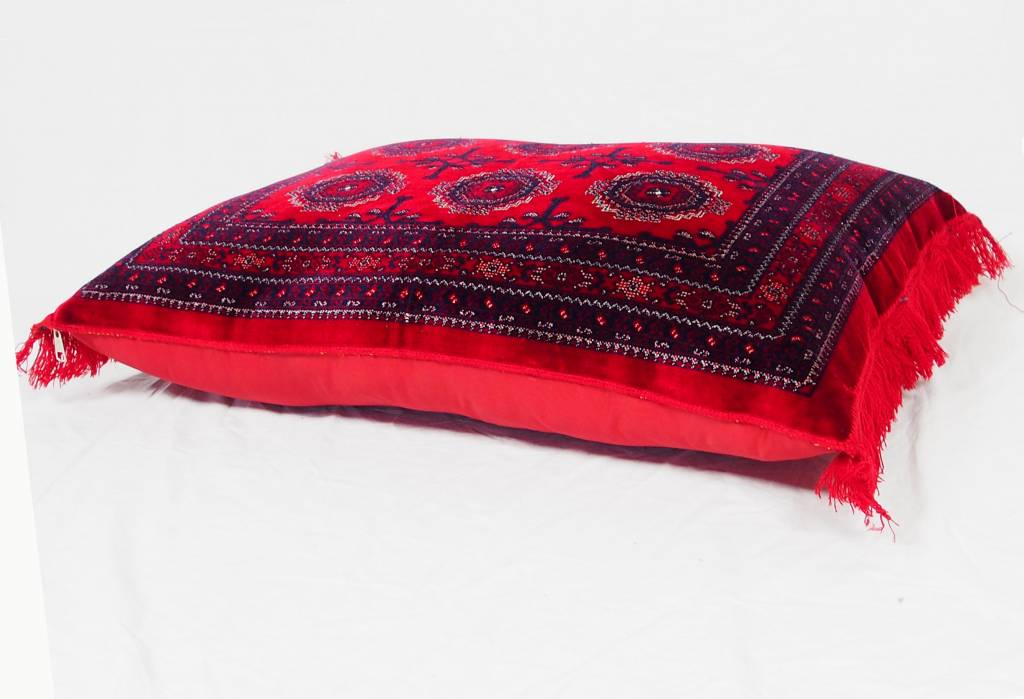 80x58 cm orient Afghan nomad rug seat cushions floor cushion pillow Turkmen 1001 night unit price (Sarouk)