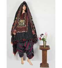 3 parts antique  Afghanistan nuristan  Woman  Dress jumlo No:F