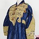 antique  Afghanistan  Hazara Woman  velvet  Dress Blue