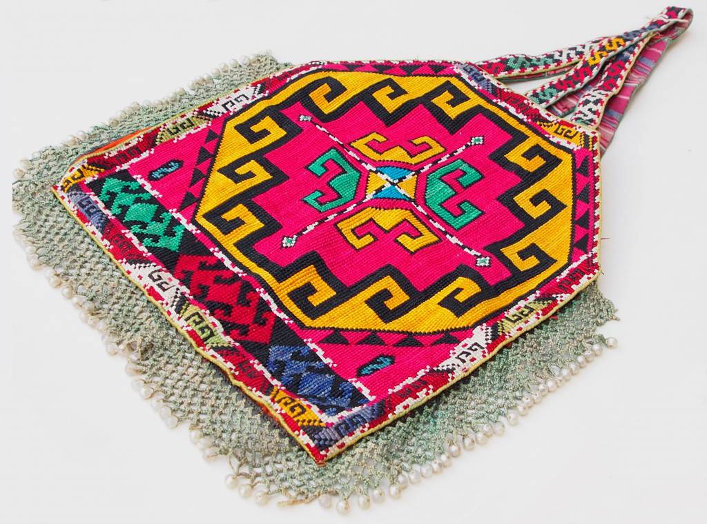 Vintage  uzbek Embroidery Quran bag  No:18/3