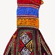 antique Multicolored Cotton Bag Vintage Sindhi Embroidery Antik Banjara Tasche  Nr:C