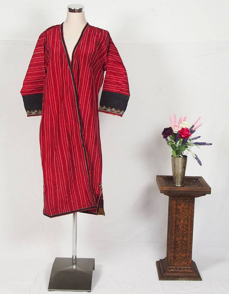 Turkmen antique silk Chapan  coat Chirpy Mantel khalat No:18/1