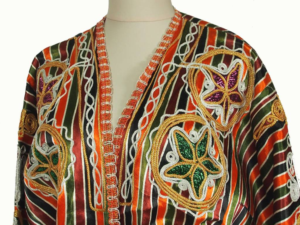 Turkmen  silk Chapan  coat Chirpy Mantel khalat No:18/14