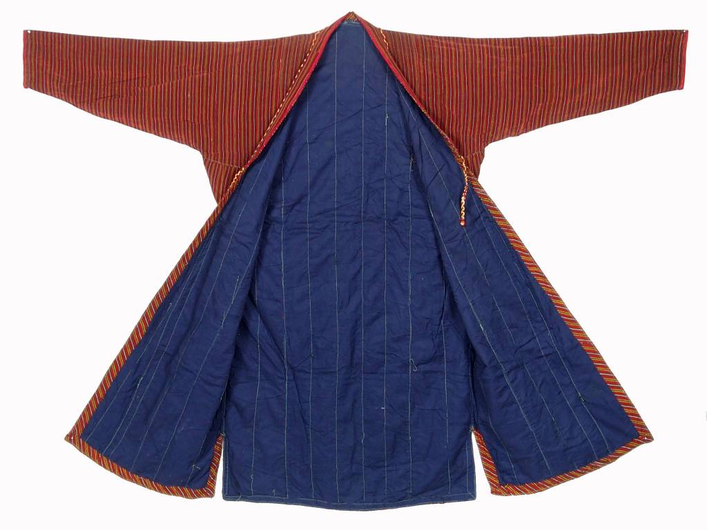 Turkmen antique silk Chapan  coat Chirpy Mantel khalat No:18/ 18
