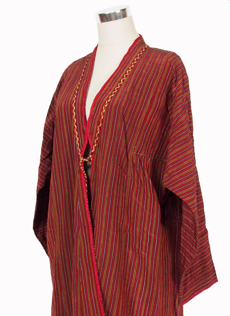 Turkmen antique silk Chapan  coat Chirpy Mantel khalat No:18/ 18