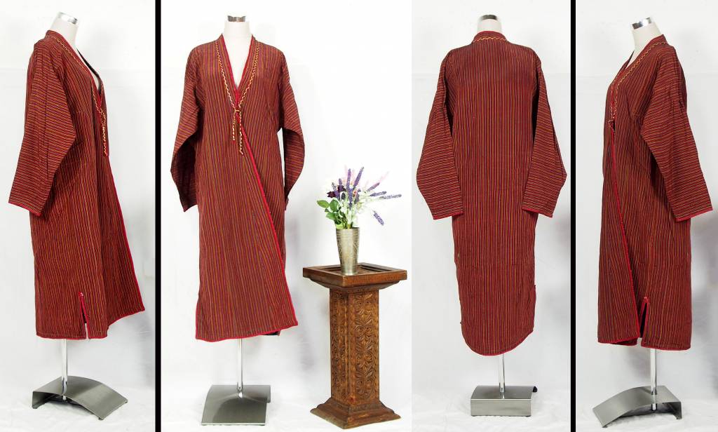 Turkmen antique silk Chapan  coat Chirpy Mantel khalat No:18/ 18