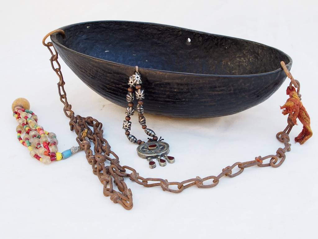 Kashkul Kashkool Begging Bowl Sufi Dervash Coco de mer No:E