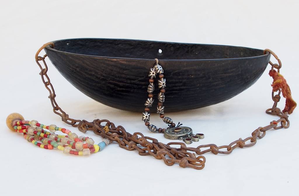 Kashkul Kashkool Begging Bowl Sufi Dervash Coco de mer No:E