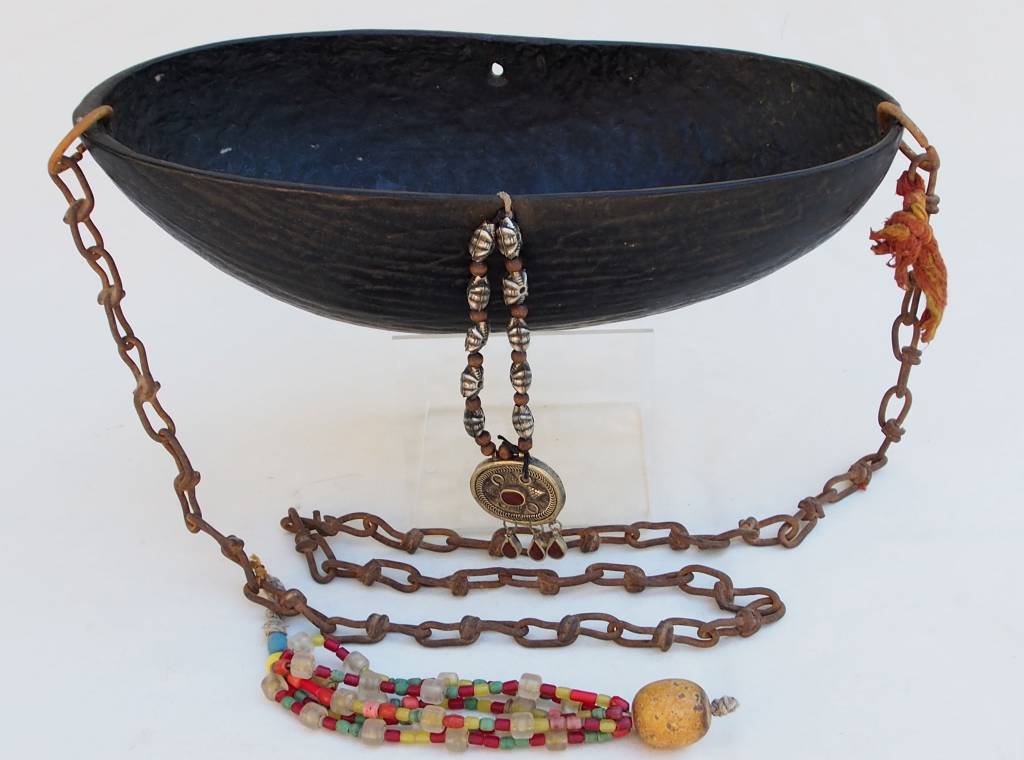 Kashkul Kashkool Begging Bowl Sufi Dervash Coco de mer No:E