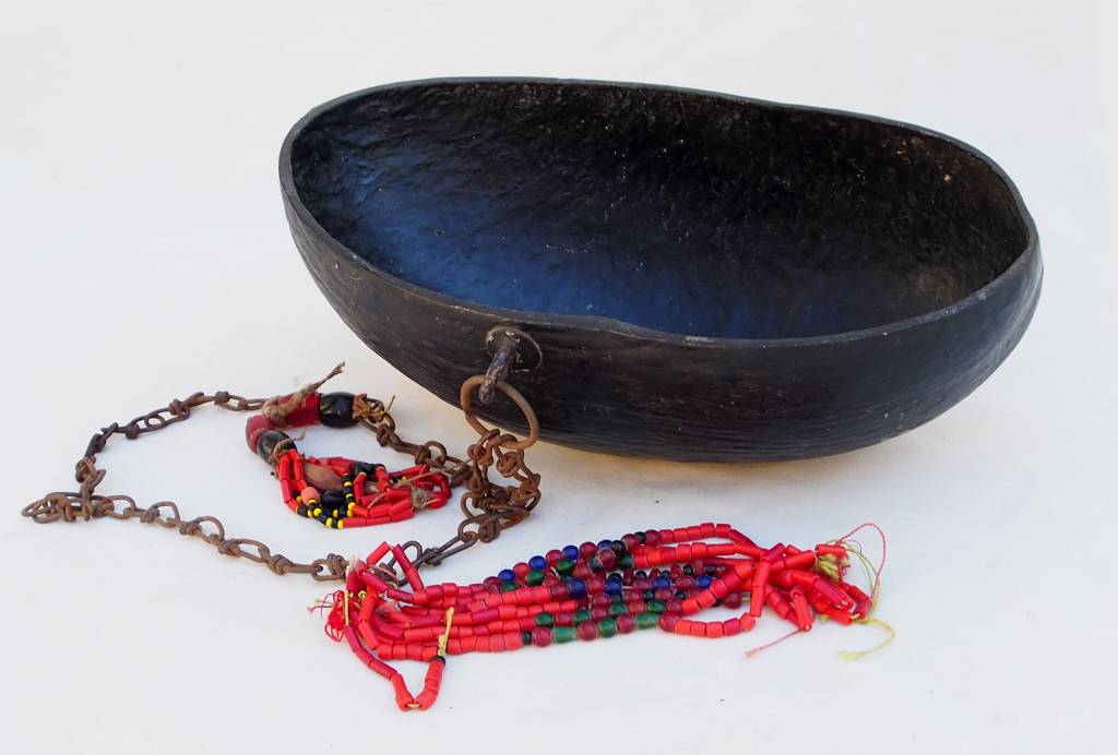 Kashkul Kashkool Begging Bowl Sufi Dervash Coco de mer No:F