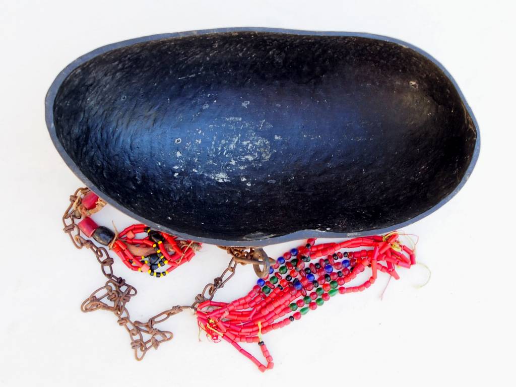 Kashkul Kashkool Begging Bowl Sufi Dervash Coco de mer No:F