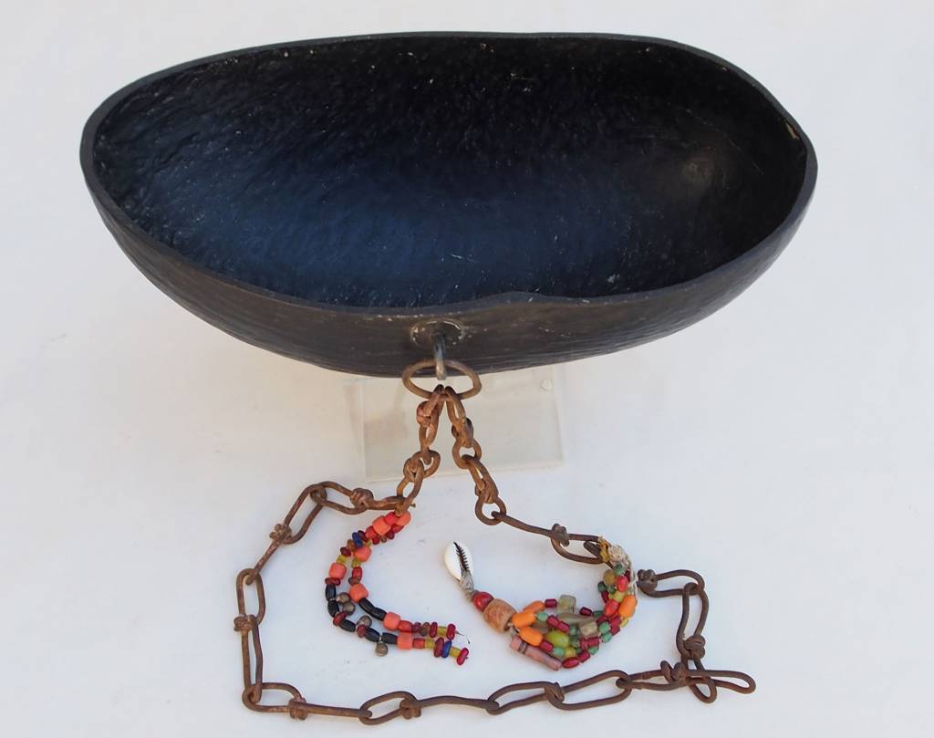 Kashkul Kashkool Begging Bowl Sufi Dervash Coco de mer No:G