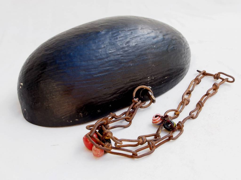 Kashkul Kashkool Begging Bowl Sufi Dervash Coco de mer No:H