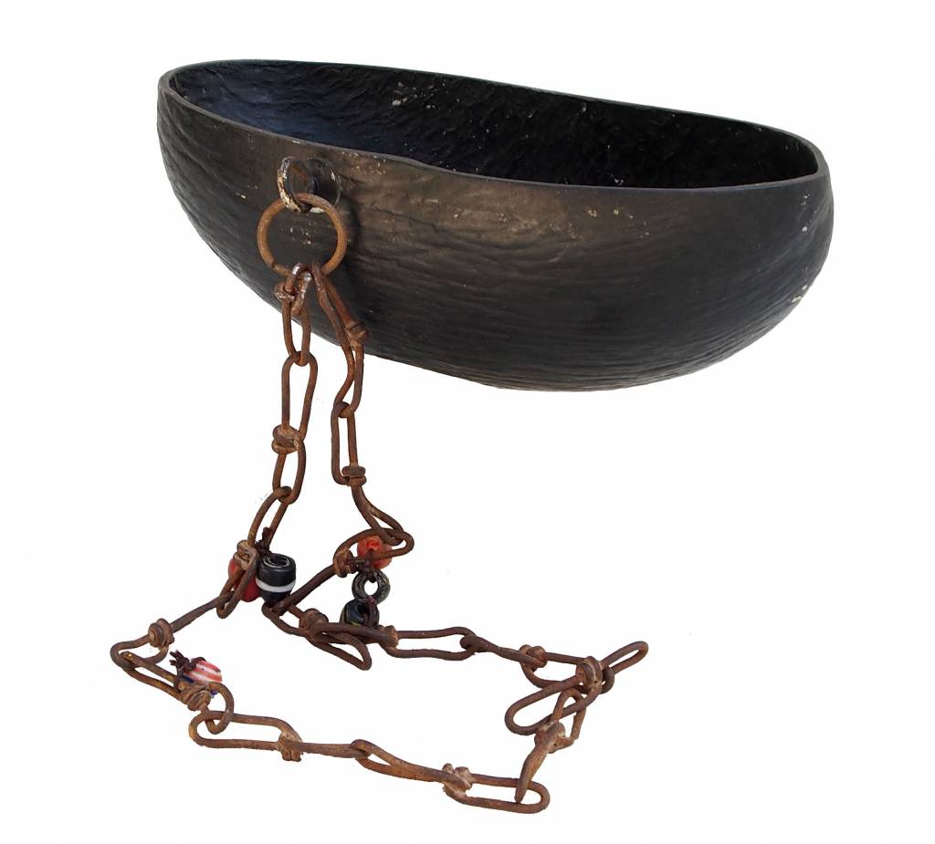 Kashkul Kashkool Begging Bowl Sufi Dervash Coco de mer No:H