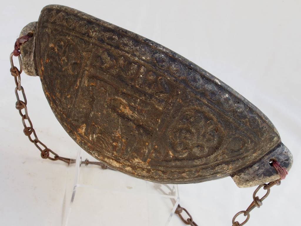 Islamic Afghanistan / Pakistan Kashkul Kashkool Begging Bowl Sufi Dervash from soapstone . No:1