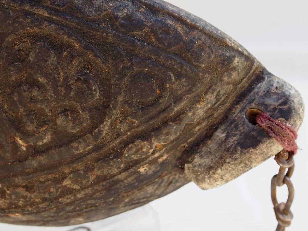 Islamic Afghanistan / Pakistan Kashkul Kashkool Begging Bowl Sufi Dervash from soapstone . No:1