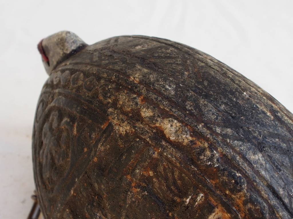 Islamic Afghanistan / Pakistan Kashkul Kashkool Begging Bowl Sufi Dervash from soapstone . No:1