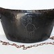 Antique wooden Kashkul Kashkool Begging Bowl Sufi Dervash No:8