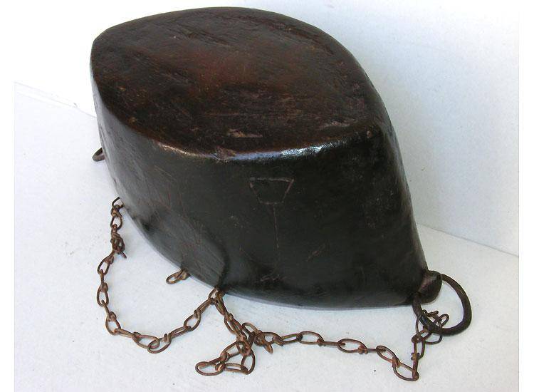 Antique wooden Kashkul Kashkool Begging Bowl Sufi Dervash No:8