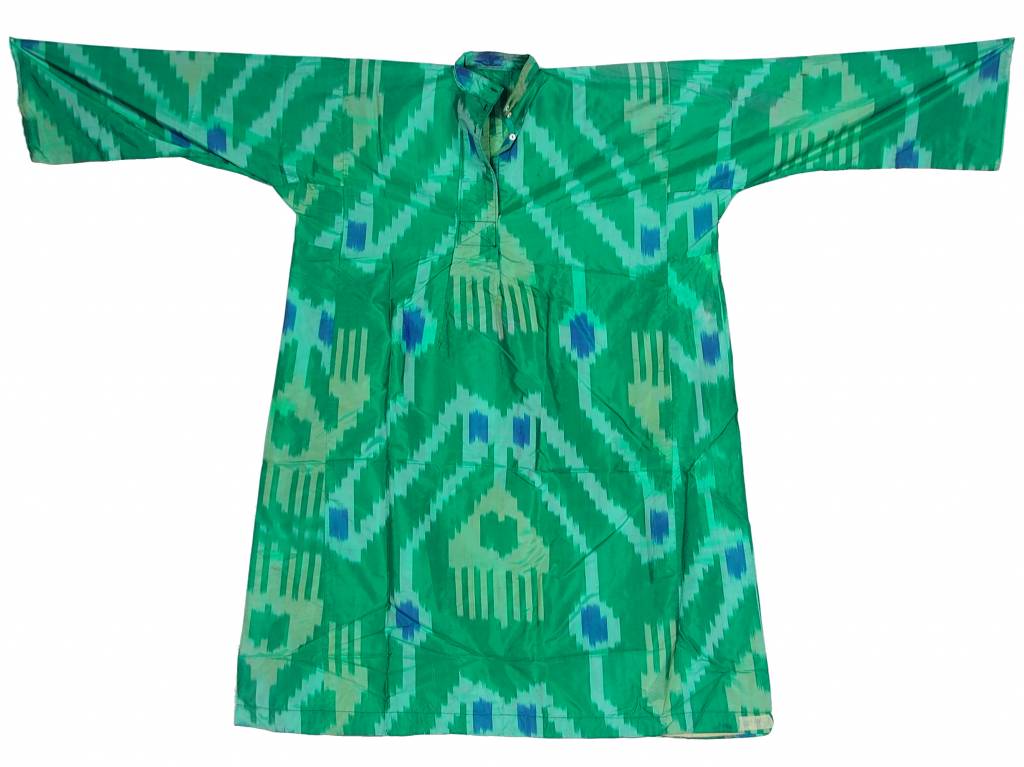 Antike Ikat Kleid aus Usbekistan No:18/29