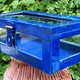 Extravagant Royal blau echt Lapis lazuli Schmuckkiste mit Glas aus Afghanistan Nr-18/A