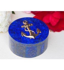 Extravagant Royal blau echt Lapis lazuli Schmuckkiste aus Afghanistan  anchor Nr-18/10