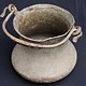 Antique Large  18th to 19th century Tinned Copper bucket No: 18/B