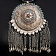 Antike sehr lange Nomaden Silber Halsmomente Kette Anhänger Quast Nuristan Swat Valley Afghanistan pakistan No:18/11-F