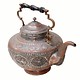 Antique Engraved Central Asian huge copper Teapot Ewer  XXL