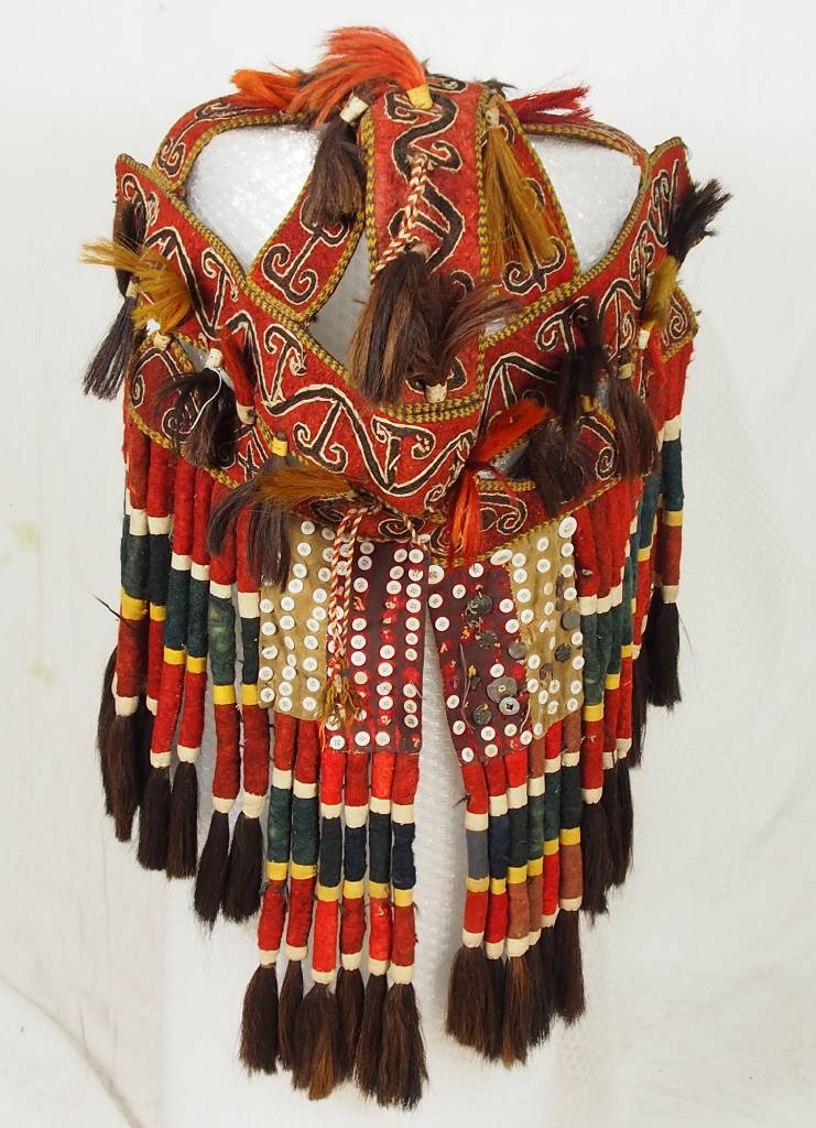 antique Uzbek wedding camel headdress from Afghanistan