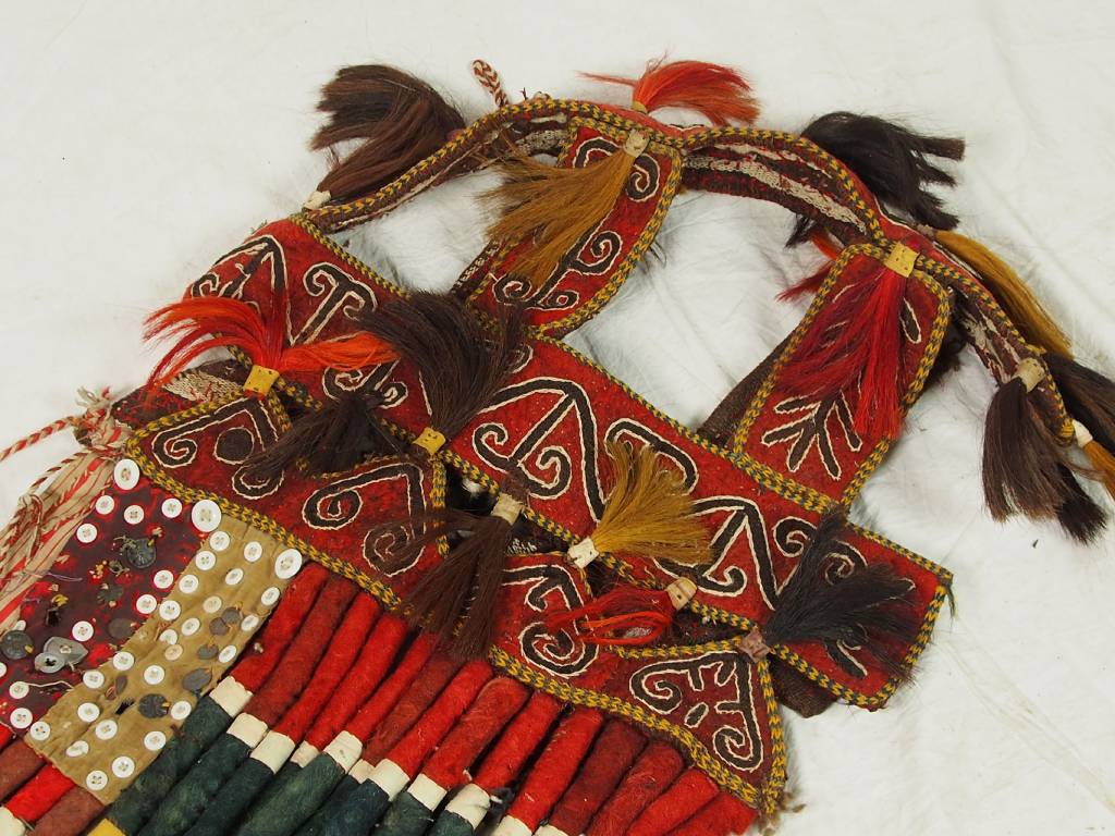 antique Uzbek wedding camel headdress from Afghanistan