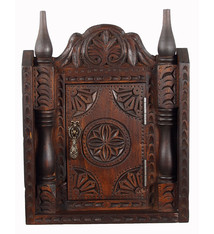 Key Box, Handmade Key Cabinet key wall holder wood key box Key Hanger Nuristan  B