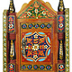 handpainted orient Bohemian Vintage style Key Box, 19/B