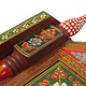 handpainted orient Bohemian Vintage style Key Box, 19/C