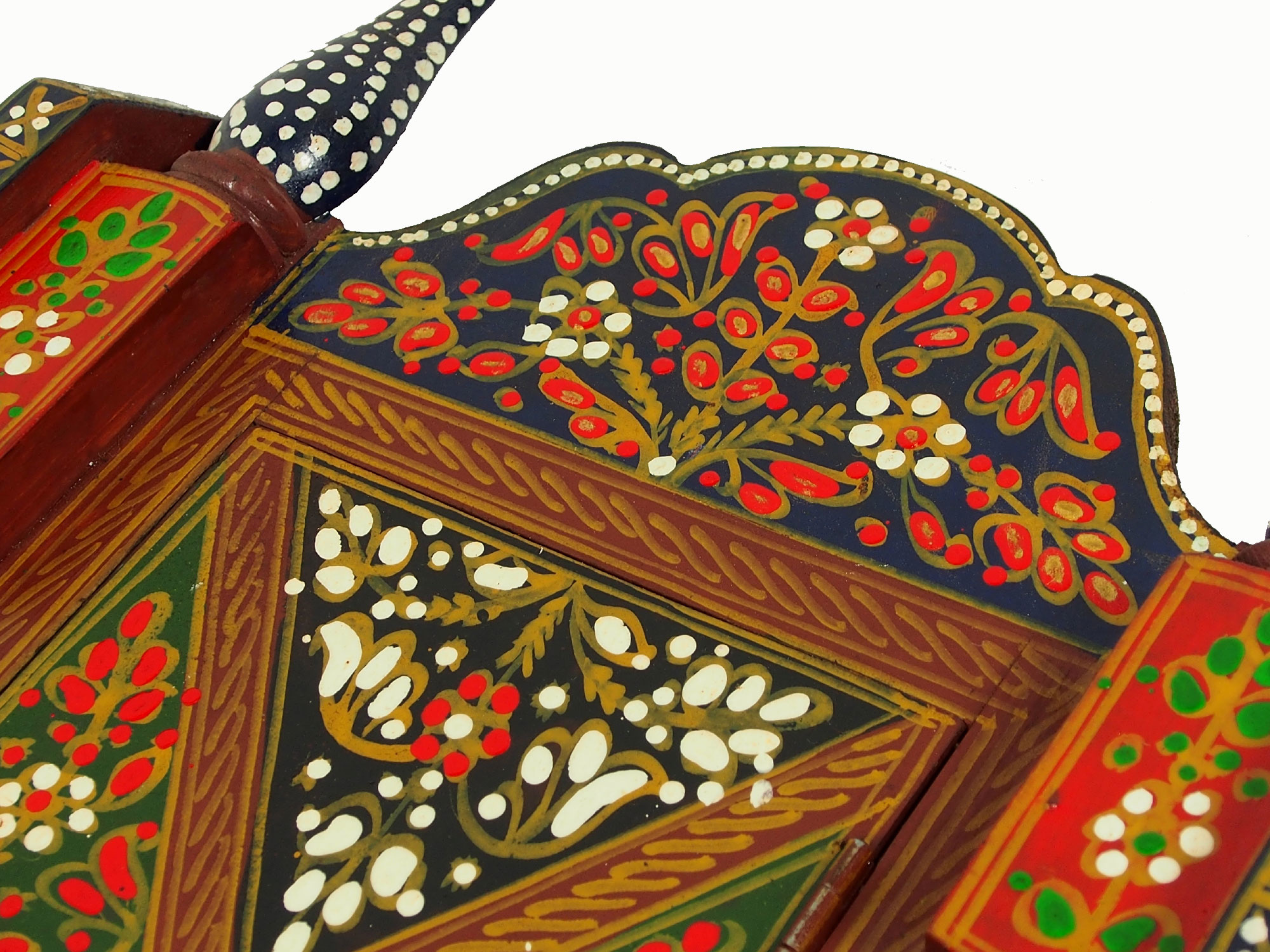 handpainted orient Bohemian Vintage style Key Box, 19/E