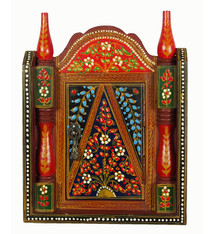 handpainted orient Bohemian Vintage style Key Box, 19/F