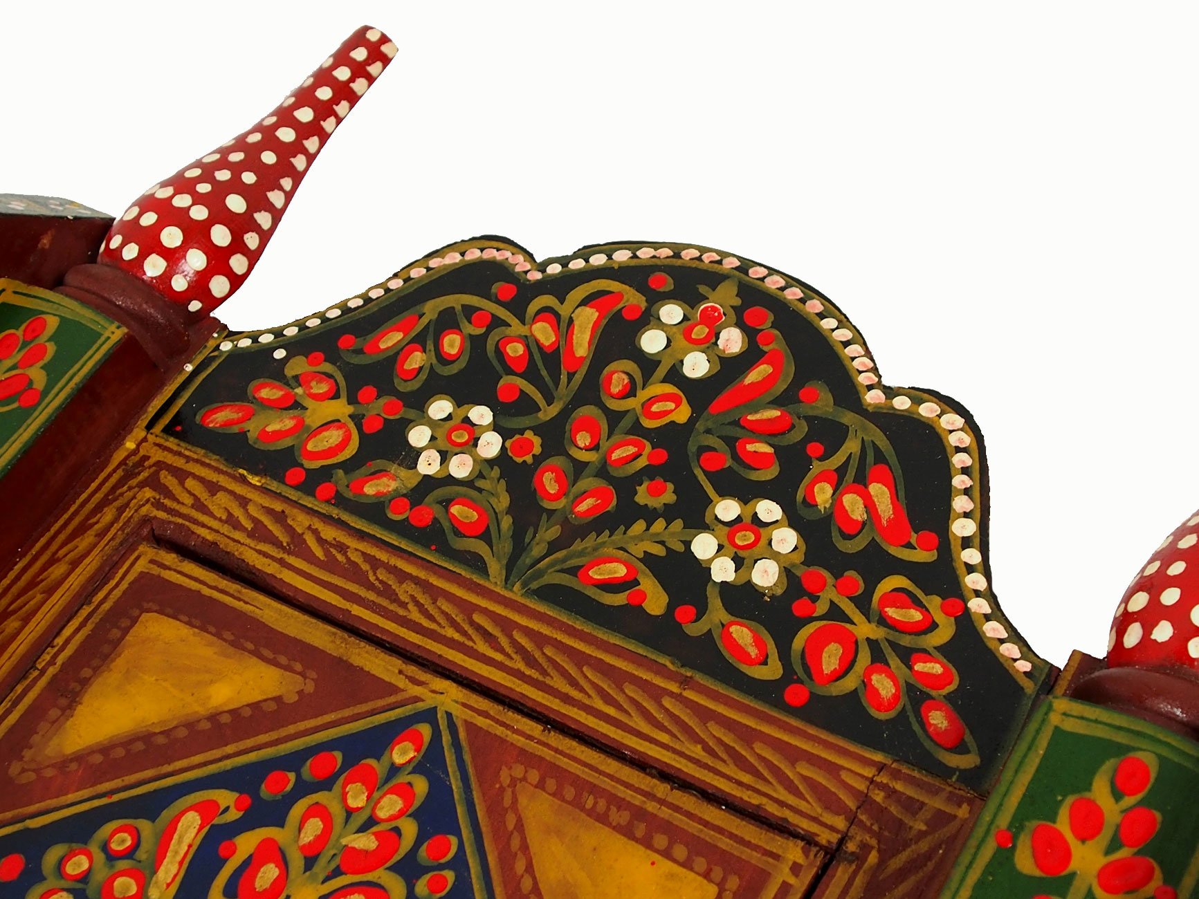 handpainted orient Bohemian Vintage style Key Box, 19/M