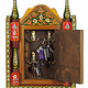 handpainted orient Bohemian Vintage style Key Box, 19/A