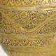 antik ungewöhnlich islamische handgraviert massiv messing samovar als Tischlampe aus Afghanistan  19/B