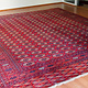 450x355 cm  antik Bukhara Teppich