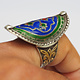 antique Multan enamelled Ring Nr:507