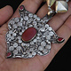 Ethnic Turkmen tribal  silver  necklace Kette Nr:D