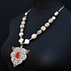 Ethnic Turkmen tribal  silver  necklace Kette Nr:D