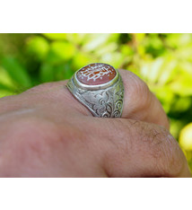 Karneol Amulett ring Nr:224